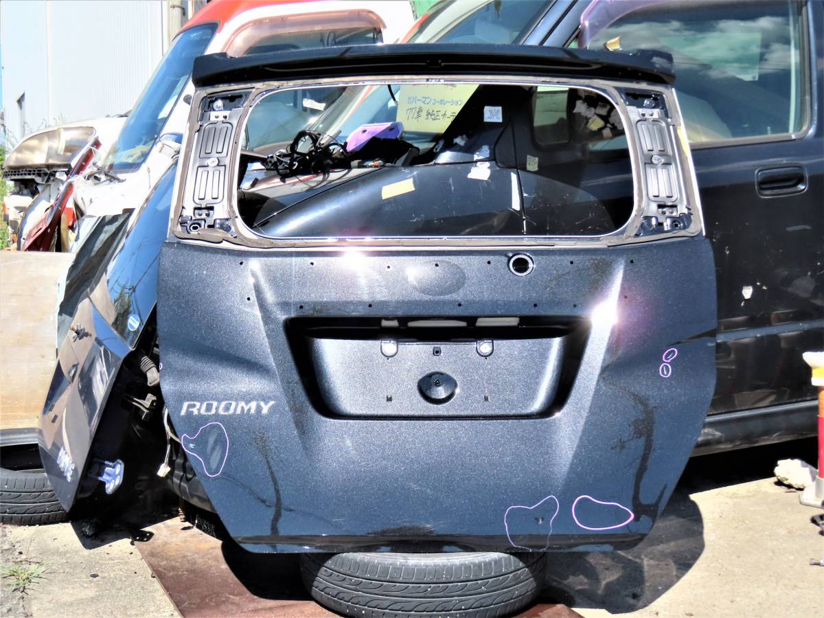 R4 5BA-M900A M910S ルーミー カスタム ROOMY タンク トール 純正 リアゲート バックドア / 67500-B1061 カラーX07 / 板金塗装再生ベース!拍卖
