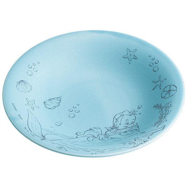 ディズニー 陶器製中皿 16cm アリエルターコイズ スケーター拍卖