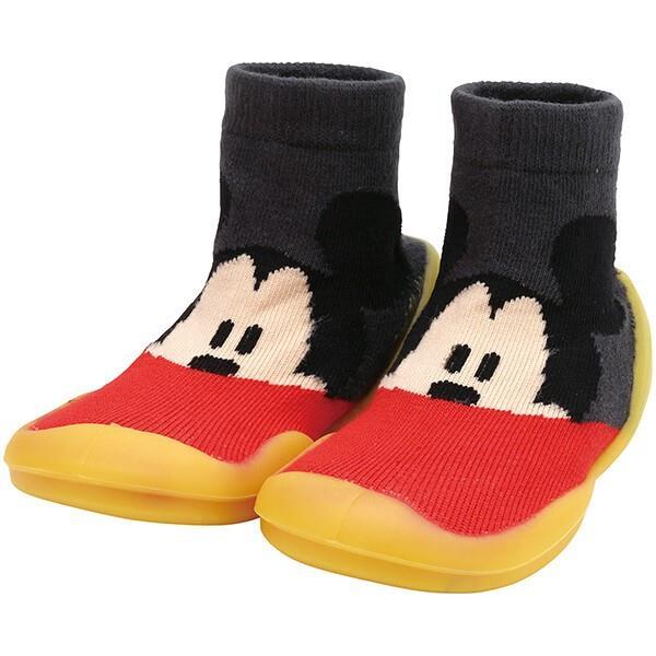 ミッキーマウス ソックスシューズ L 13.3cm ベビー ファースト シューズ 靴 赤ちゃん ディズニー Disney 子供 子ども キッズ キ拍卖