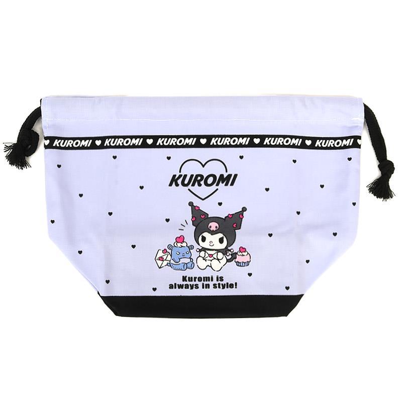 クロミ ランチ巾着 ランチバッグ 弁当袋 子供 子ども キッズ 女の子 サンリオ sanrio キャラクター拍卖