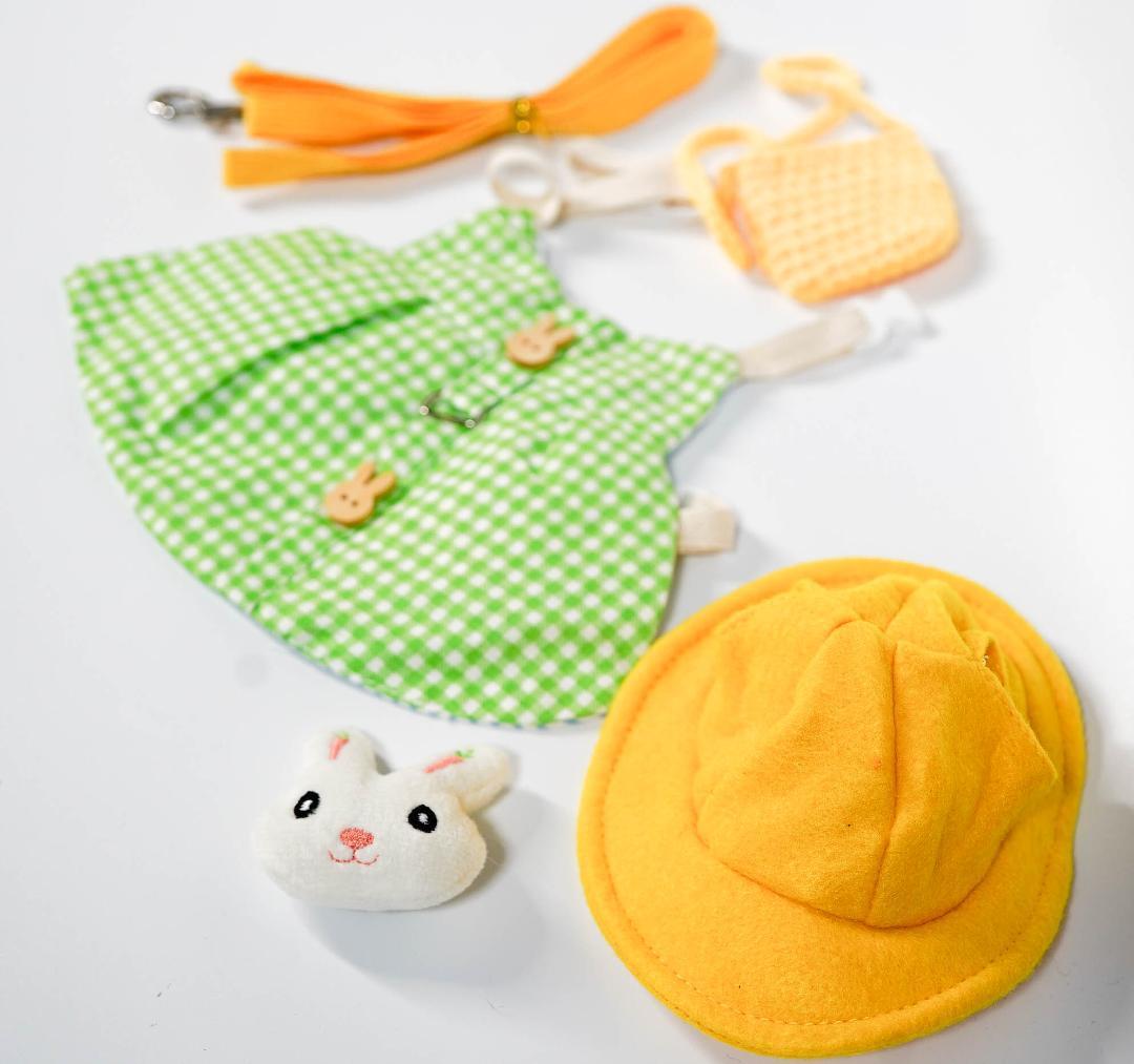 ウサギ 衣装 コスプレ 幼稚園児 緑 グリーン うさぎ 兎 服【残3限定】拍卖