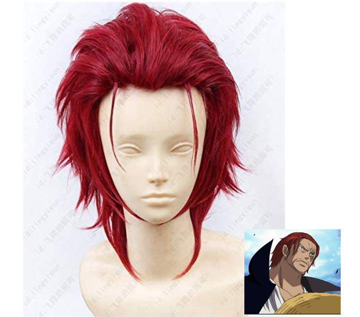 ウィッグ カツラ シャンクス ワンピース onepiece コスプレ 衣装 小道拍卖