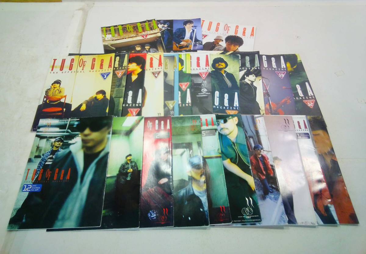 TUG OF C&A CHAGE&ASKA ファンクラブ チャゲアス チャゲ&飛鳥 会報誌 抜け巻あり 24冊 まとめ売り 250611拍卖