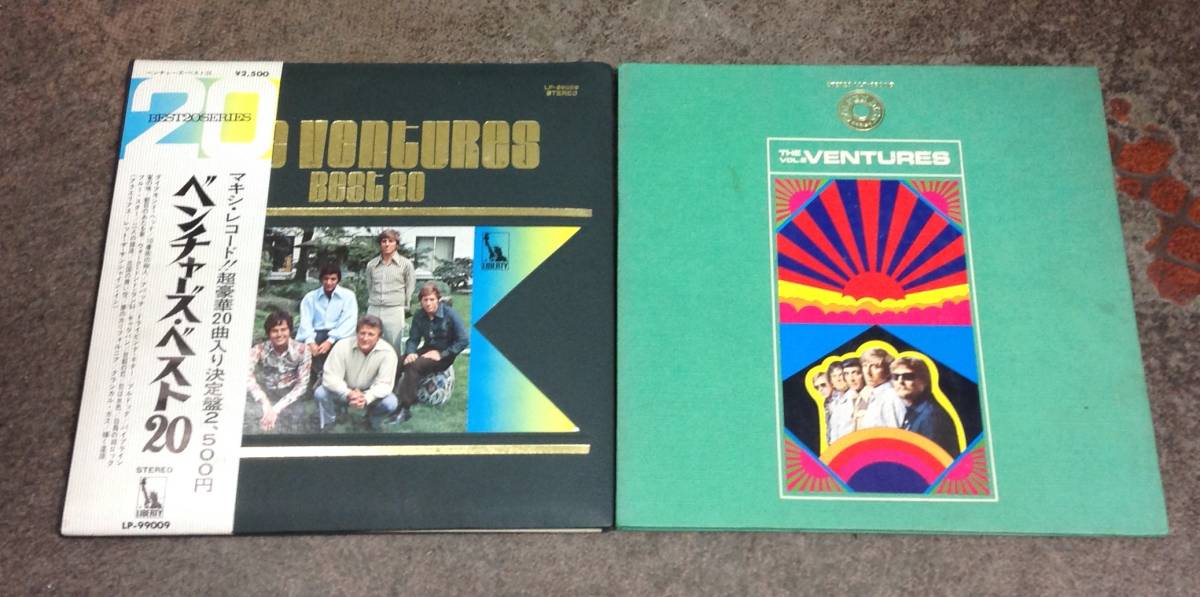 Ventures 2 lps album + 1 lp , Japan press , ( 3 lps setto)...拍卖