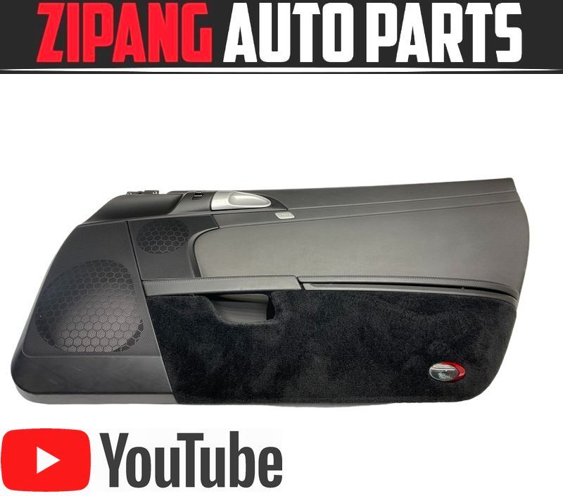 PR007 987 ケイマン S 左H 右 ドア トリム/内張り ◆合皮/ブラック 【動画有り】◎拍卖