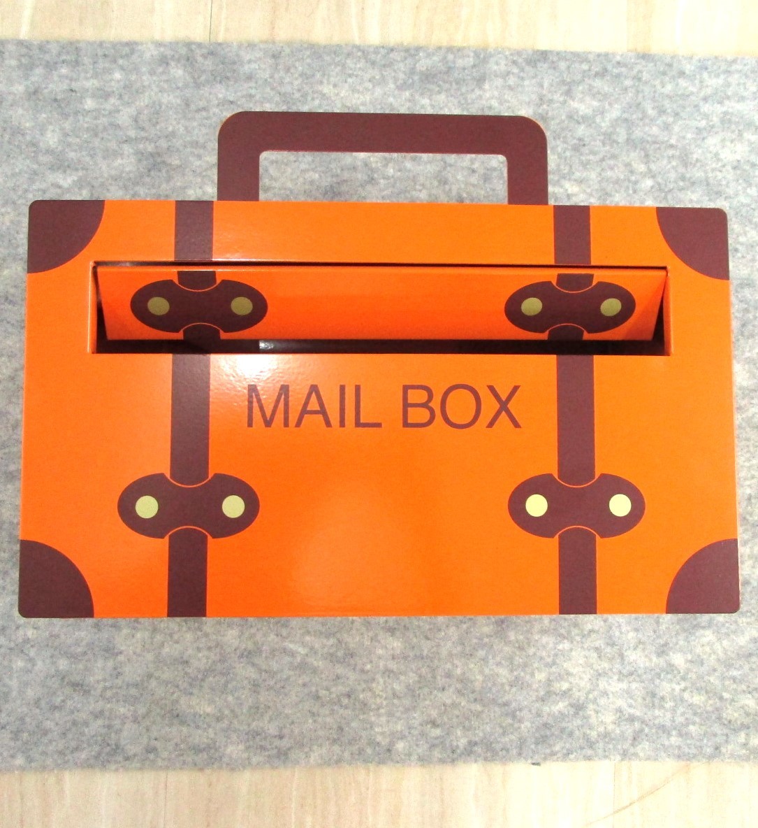 壁掛けポスト BOX SI-0005 OR拍卖