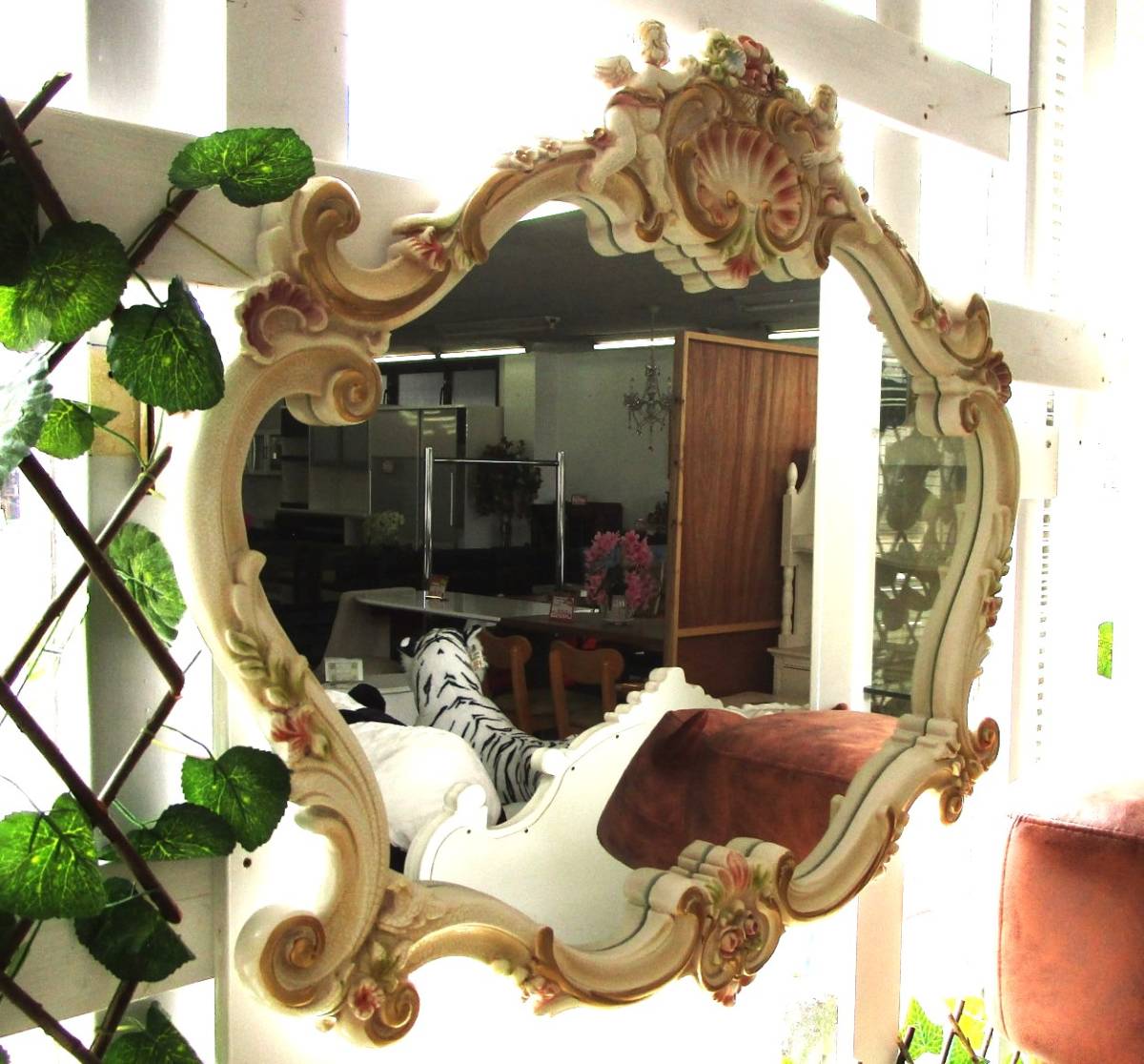 壁掛けミラー 天使のミラー BF-7725拍卖