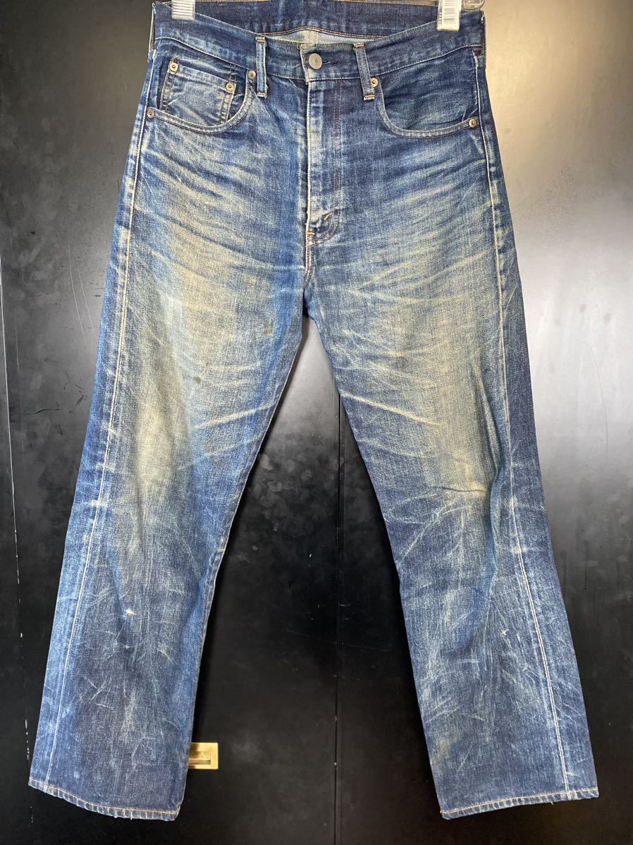 激レア90'S Levi's 502 ジーンズ ヴィンテージ 32x34 ビッグE リーバイス501XX Levi''s TALONジッパー 赤ミミ 拍卖