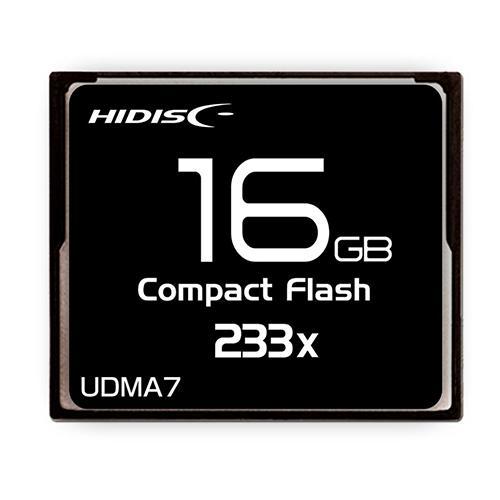 コンパクトフラッシュ CFカード 16GB MLCチップ搭載 HIDISC/HDCF16G233XJP3/0240/送料無料拍卖