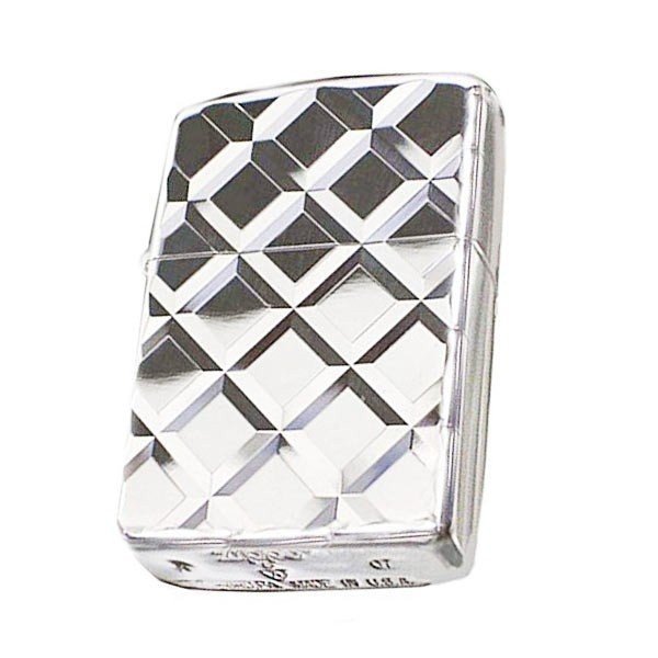 ジッポー #16DC-4 アーマー 深掘り鏡面仕上げ 両面同加工&ギフトボックスセット(オイル+フリント+BOX)拍卖