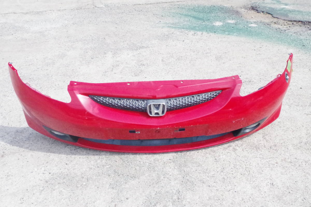 ホンダ フィット GD 後期 フロントバンパー (レッド)拍卖