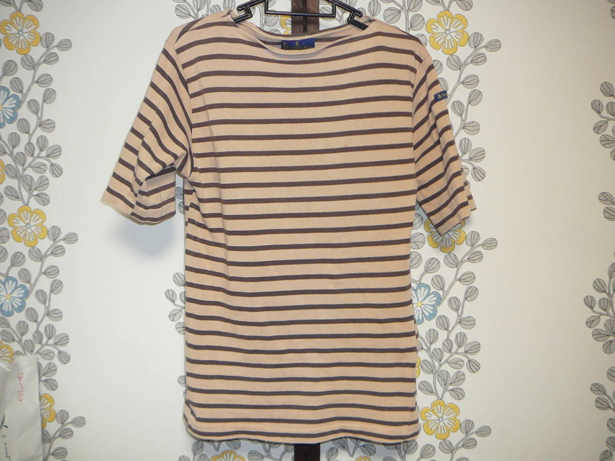 Le minor  ルミノア バスクシャツ ブラウン系 T.1/S コットン ロゴプレート付き フランス製 拍卖