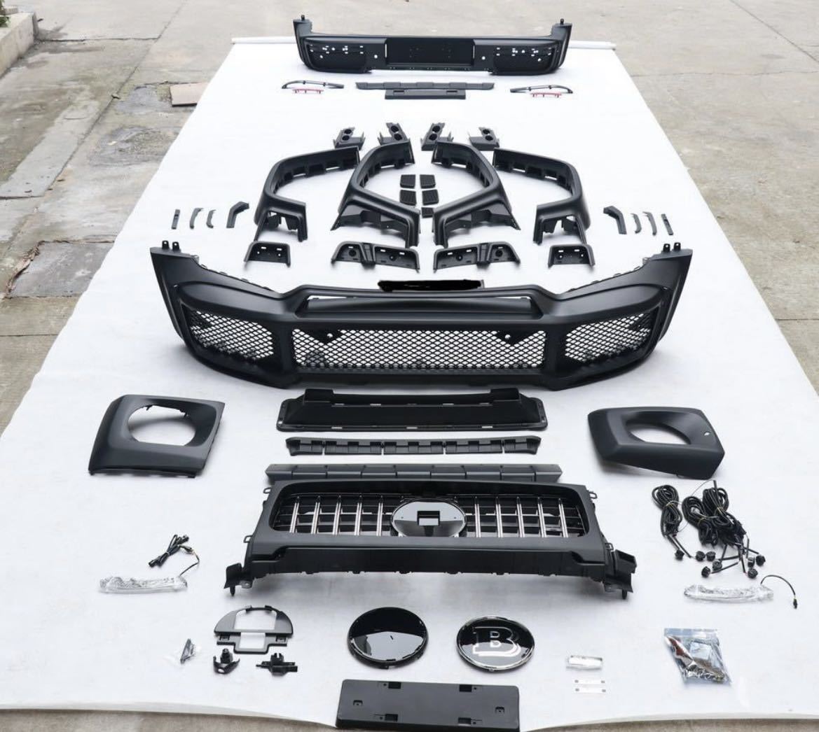 ★フルエアロ★ゲレンデ Gクラス W463 G800スタイル ドライカーボン ワイドスターキット ブラバススタイル G800 G550 G400d G350d G63拍卖