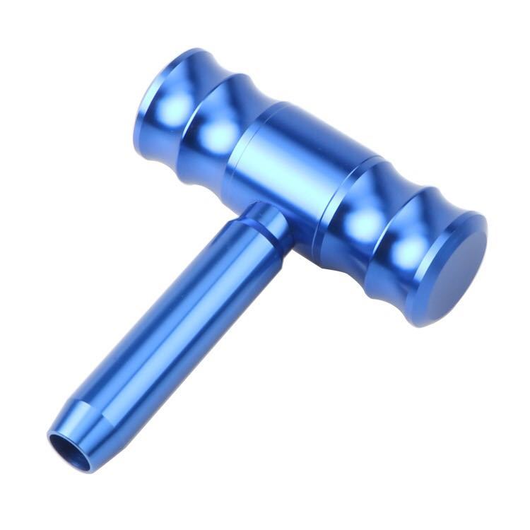 飛行機形 レバー シフトノブ 航空機レバーギアノブ AT MT 車用 汎用 ブルー拍卖