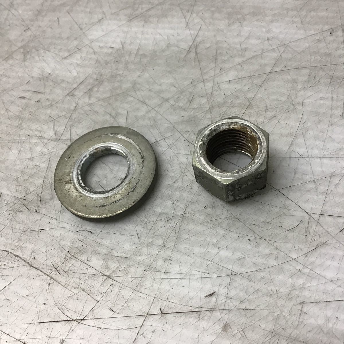 D16-14 スズキ アドレスV125S CF4MA リアホイール ナットワッシャー 純正部品拍卖