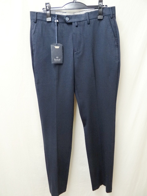 BARBARI バルバッティ 新品未使用 ノータックパンツ NAVY 46サイズ拍卖