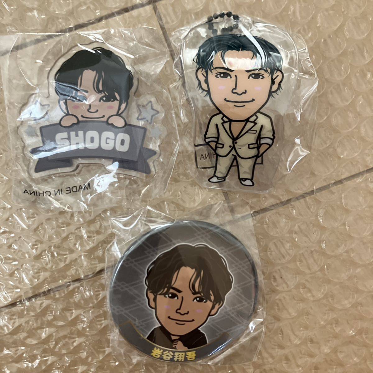 ランペ 居酒屋えぐざいる 岩谷翔吾 アクリルチャーム 缶バッジ ネームバッジ まとめ売り拍卖