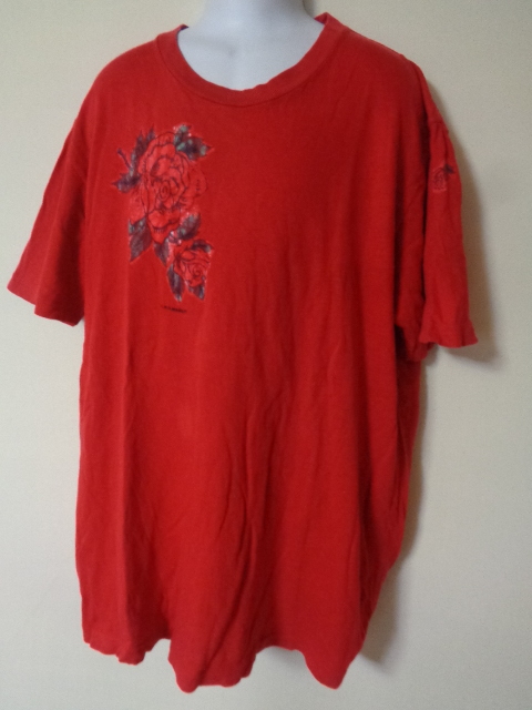 聖林公司ハリウッドランチマーケットHRM薔薇ローズROSEバラ プリントTシャツMカットソー拍卖