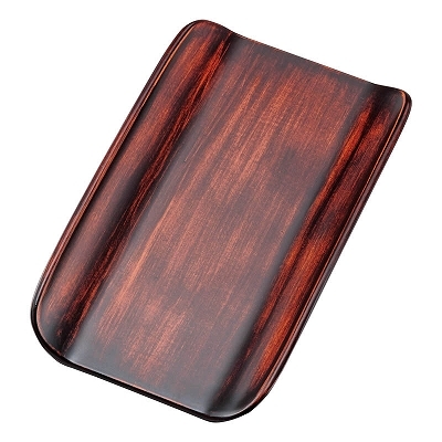 木質 耐熱2人用富士おしぼり受け 赤茶レトロ 1501516拍卖