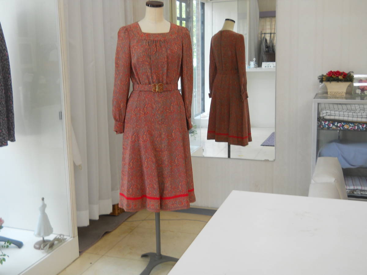 love79♪ シルクのワンピース オーダー品 9号拍卖