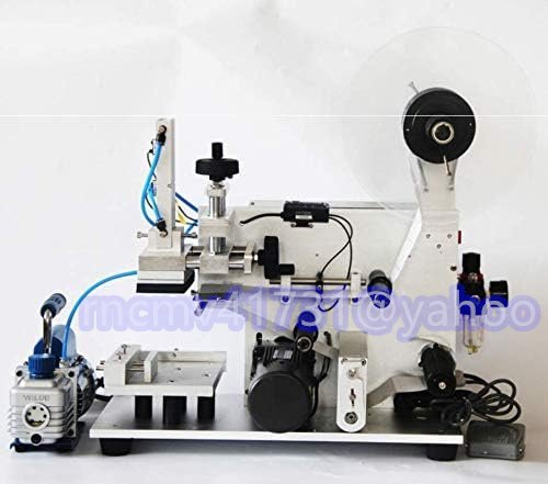 「81SHOP」業務用ラベラー 足踏みスイッチ付き 角瓶用自動ラベラー機 平面貼りボトルラベラーエアー駆動 20-40pcs/min ボトルラベル貼り機拍卖