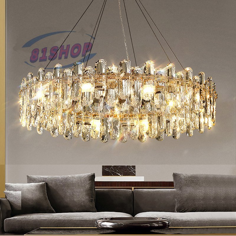 「81SHOP」 人気推薦★吊り下げ照明LEDクリスタルエンパイヤシャンデリアゴールドデラックスシャンデリア 天井照明 シャンデリア拍卖