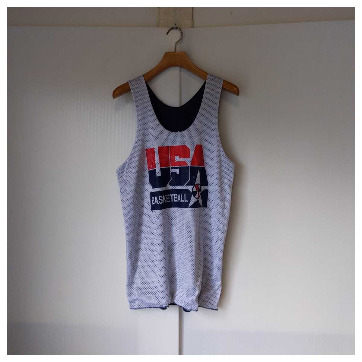 ☆ 良品! NBA USA KIDD #5 ジェイソン・キッド リバーシブル Champion製 アメリカ代表 チャンピオン ユニフォーム ゲームシャツ M拍卖