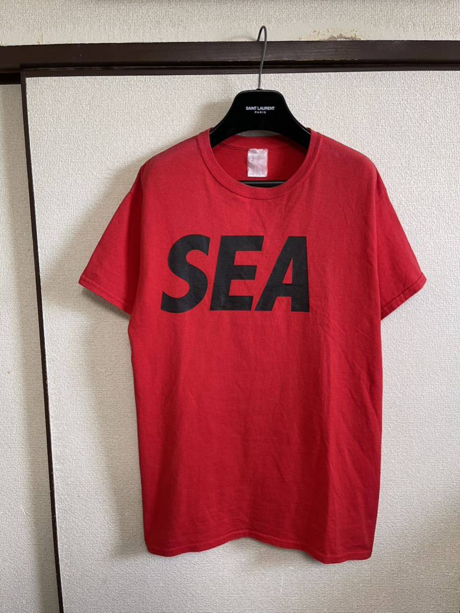 【即決】【送料最安360円】 WIND AND SEA ウィンダンシー SEA S/S T SHIRT Tシャツ カットソー 半袖 RED L レッド 赤色 即決早い者勝ち拍卖