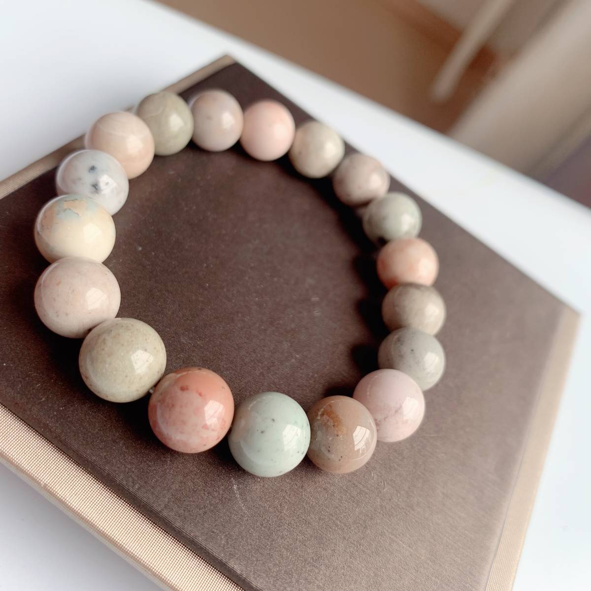 ◇アラシャンアゲート◇ブレスレット◇パワーストーン◇天然石◇巾着袋付き◇プレゼントにも022B81403拍卖