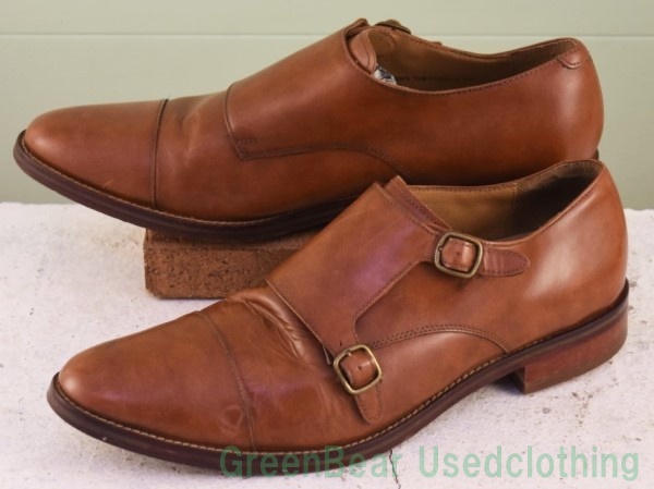 W878◆メンズ【Cole HAAN】ドレスシューズ 茶 ブラウン 13M 31cm拍卖