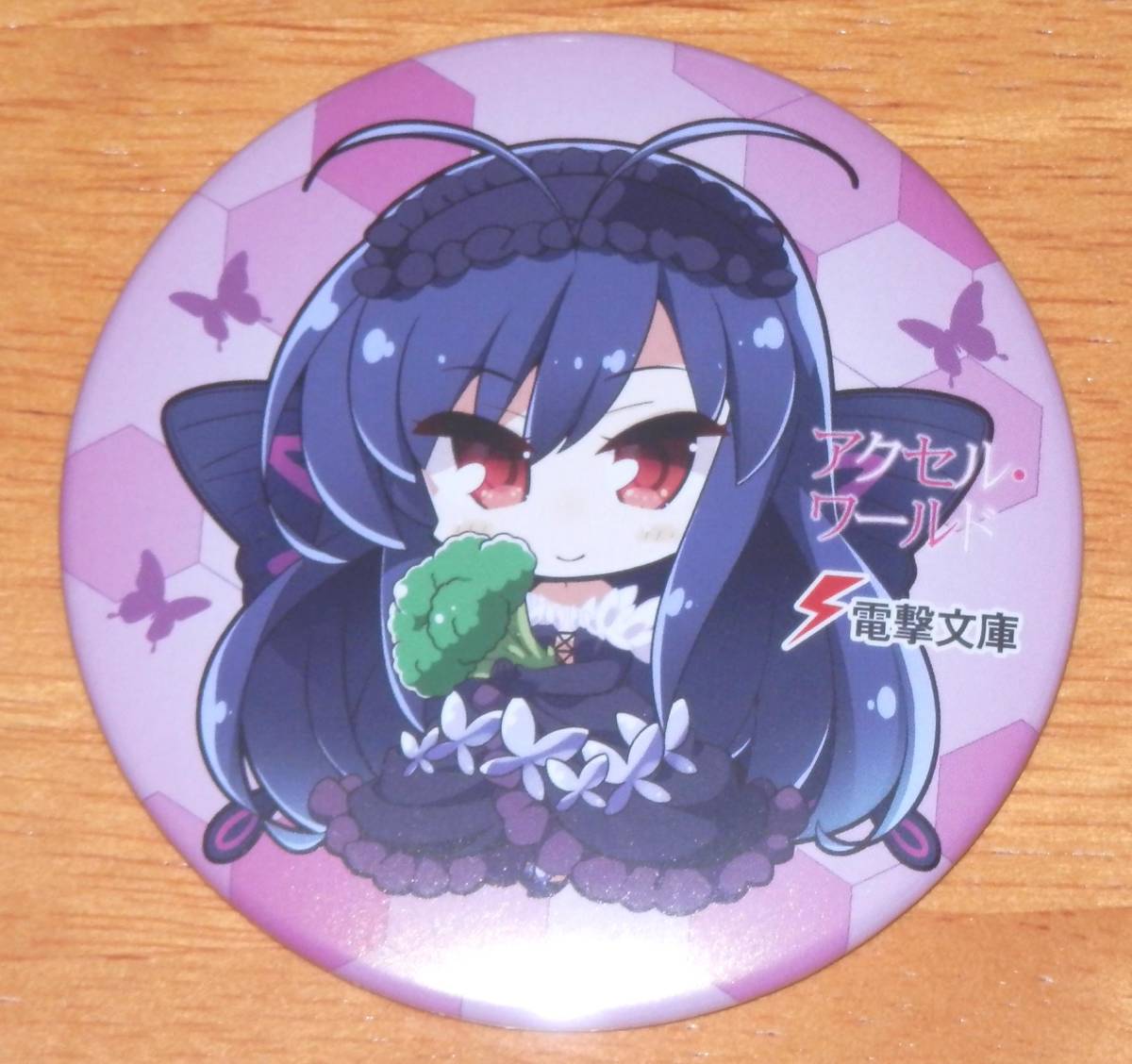 電撃文庫 NewDays 秋葉原 期間限定ショップ アクセル・ワールド SD 黒雪姫 原作衣装 缶バッジ拍卖