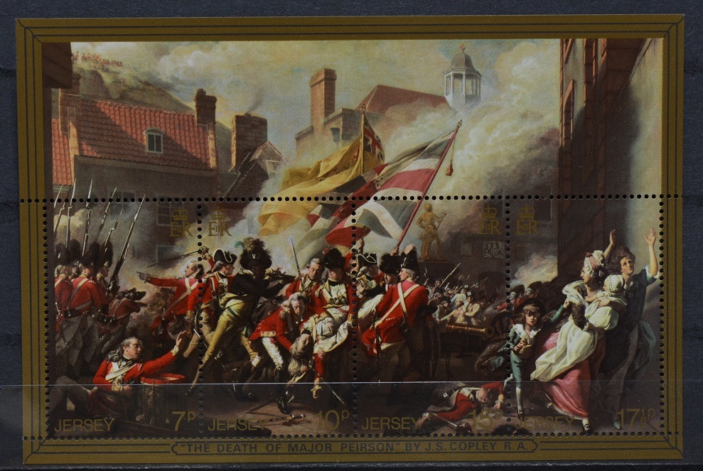 「TF80」ガーンジー島切手 絵画(ジョン・コプリー)拍卖