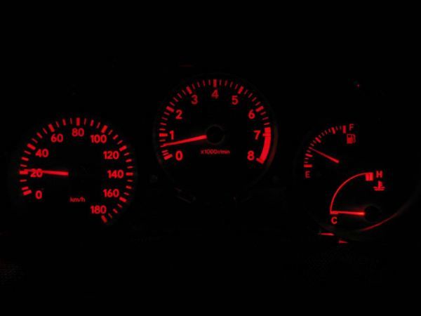 スープラ JZA80 前期 メーター照明用 LED 1台分セット! レッド拍卖