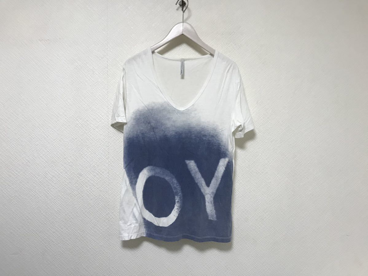 本物ブラックバレットNeILBarreTTニールバレットコットンVネックプリント半袖TシャツメンズサーフアメカジビジネススーツL白ホワイト3拍卖