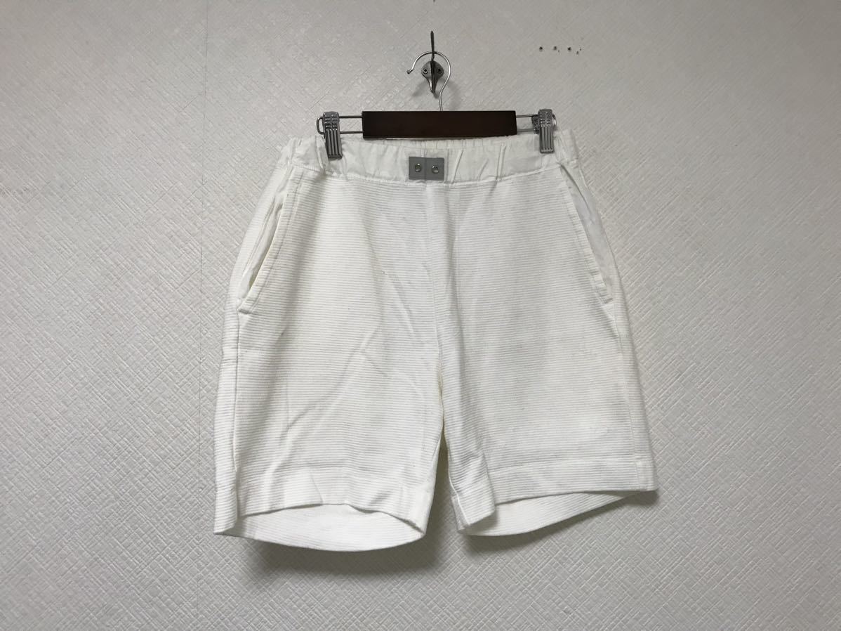 本物エディフィスEDIFICEコットンイージーハーフショートパンツミリタリーサーフアメカジビジネススーツメンズ白ホワイト日本製44S拍卖