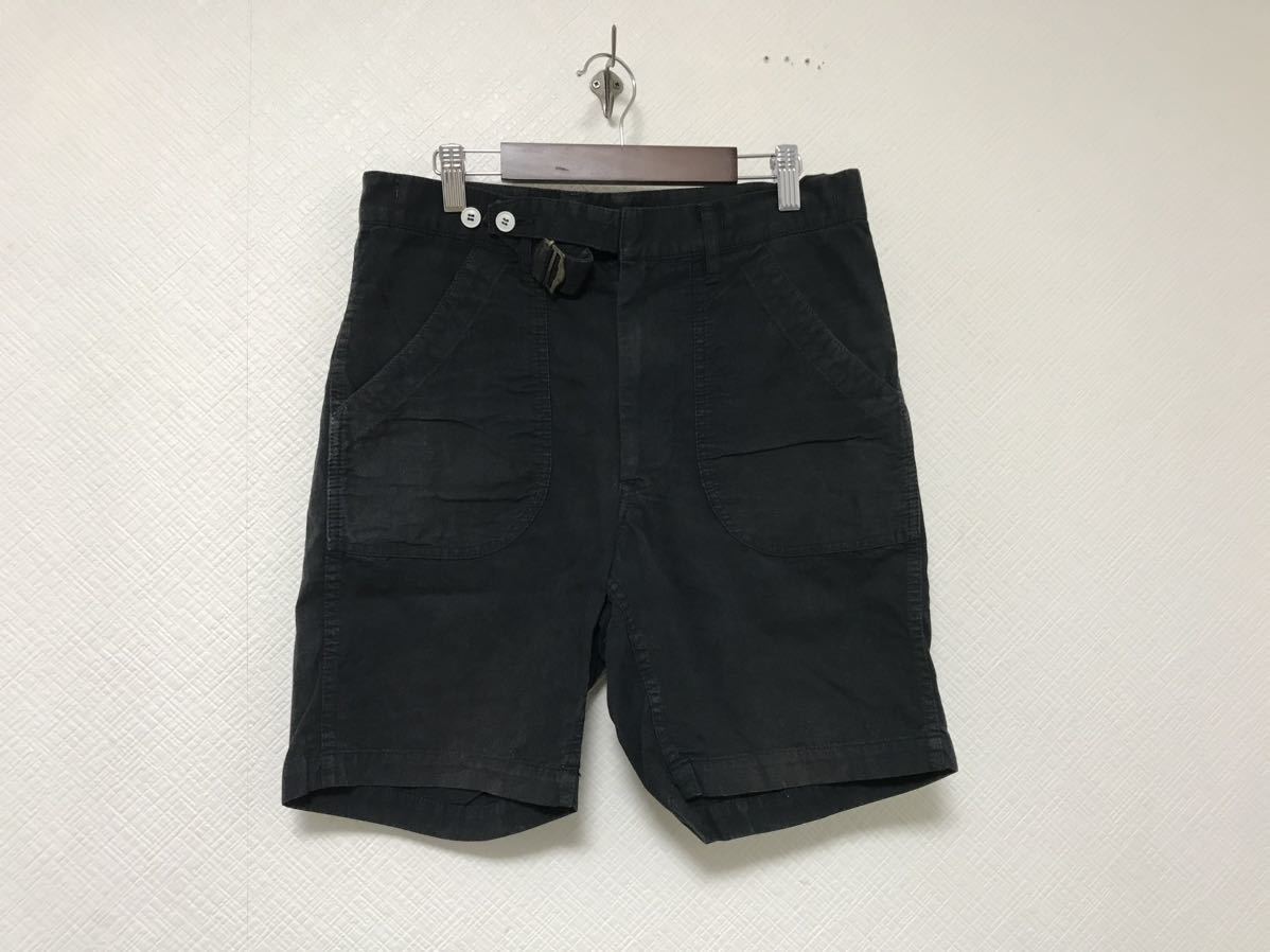 本物ゴロウタgoroutaコットンベイカーチノハーフショートパンツミリタリーアメカジサーフメンズS日本製黒ブラック拍卖