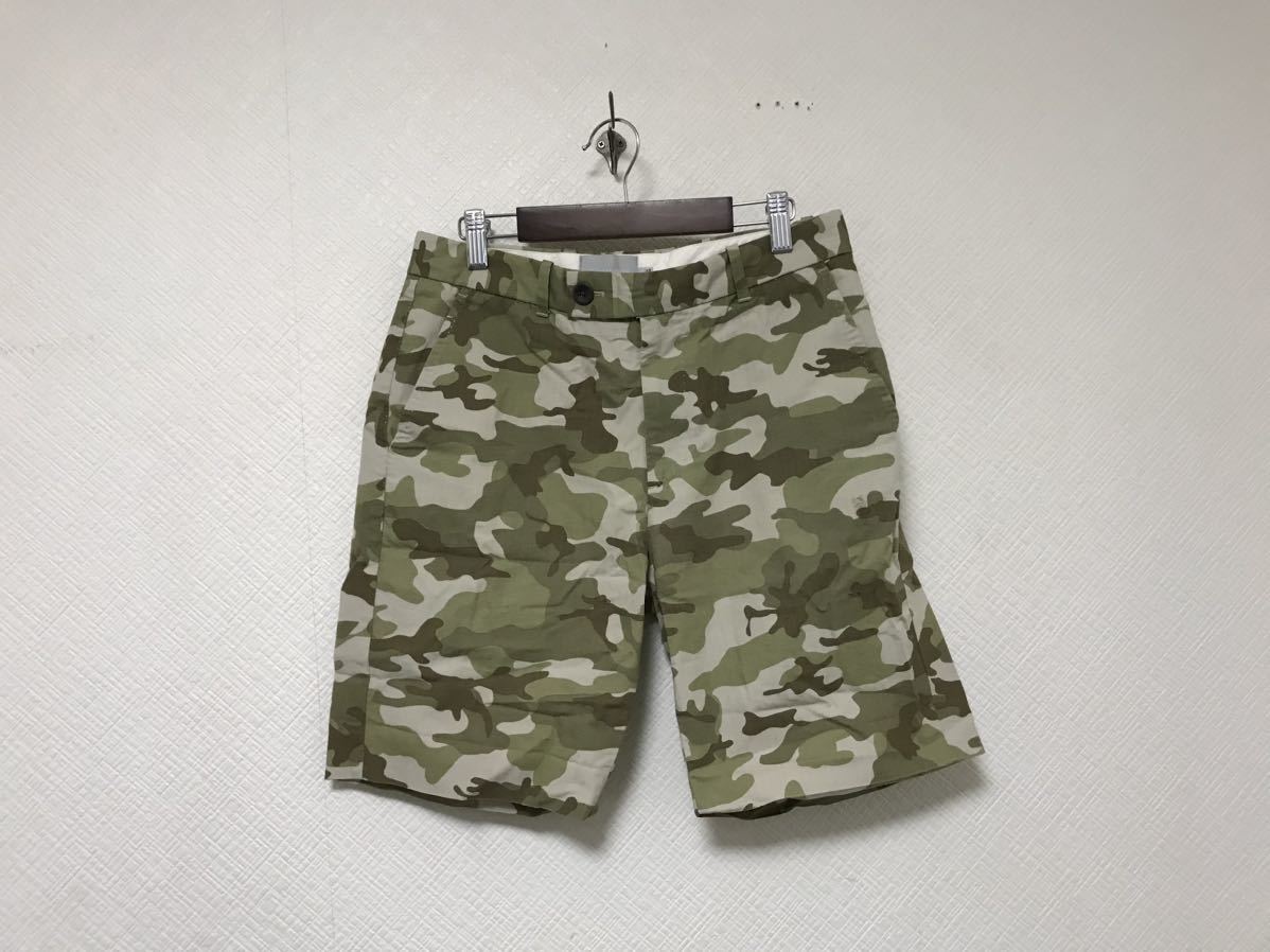 本物ビューティーアンドユースUNITEDARROWSユナイテッドアローズコットンチノハーフショートパンツミリタリーアメカジメンズSベージュ拍卖