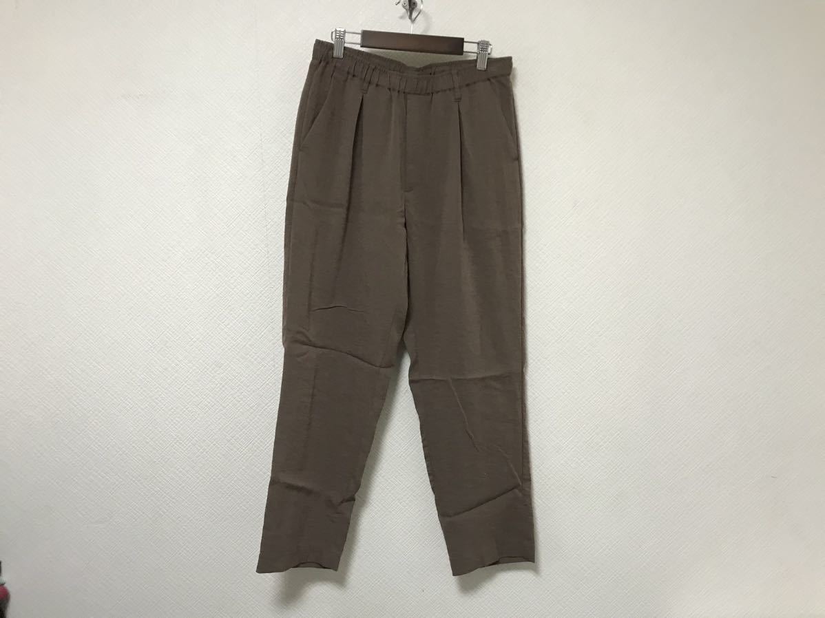 本物センスオブプレイスSENCEOFPLACEアーバンリサーチイージースラックスパンツワークミリタリーアメカジサーフビジネススーツメンズ茶M拍卖