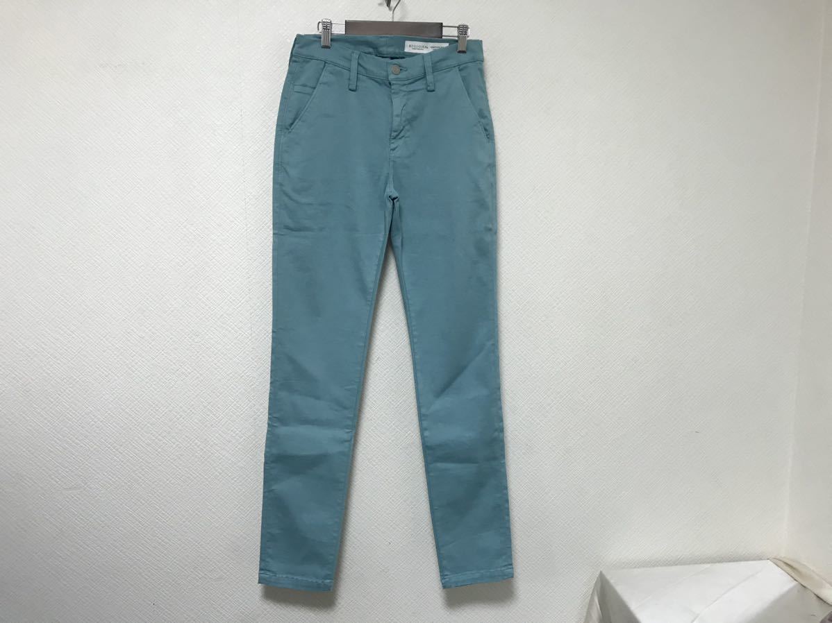 本物ビッグジョンBIGJOHNコットンストレッチチノパンツワークミリタリーアメカジサーフビジネススーツメンズグリーン緑28S日本製拍卖