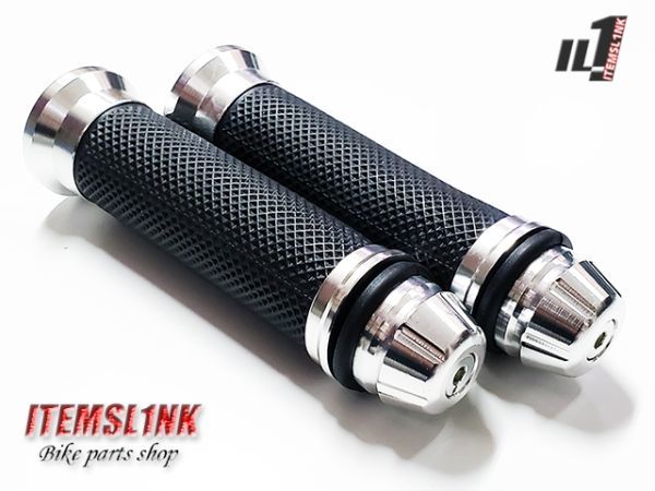 LK2-1SV アルミ グリップSet 銀 NSR250R VTR250 TZR250R GSX-R250 GSX-R400 CBR400/R/RR YZF-R25 YZF-R6 YZF-R1 SV400 SV1000汎用拍卖