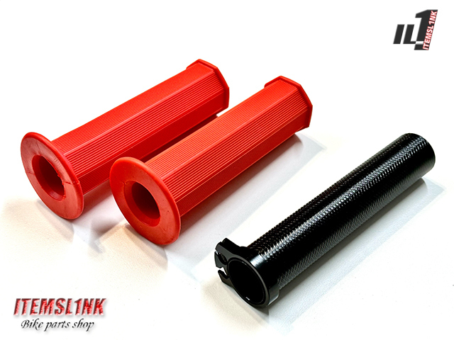 LK1-11RD 鬼スロ 八角グリップ 赤 KZ650 Z750FX 750RS Z2 ZⅡ Z900 Z1 Z1 GPZ900R Z1-R Z1000J KZ1000 用 アルミ 軽 くなる スロットル拍卖