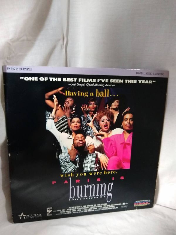R0276 LD・レーザーディスク Paris Is Burning パリが燃えている Jennie Livingston Dorian Corey LGBTQ Drag Queen Voguing Gay拍卖