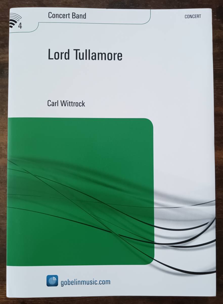 送料無料 吹奏楽楽譜 カール・ヴィトロック:ロード・タラモア(タラモア卿) 試聴可 スコア・パート譜セット拍卖