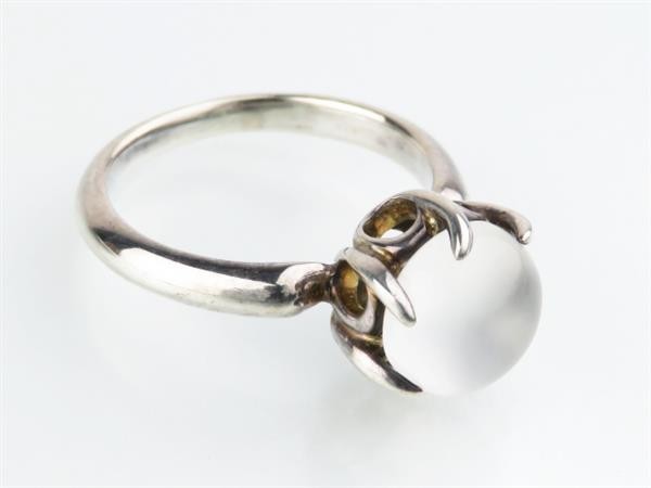 4℃(ヨンドシィ / ヨンドシー / エフディシィ) 指輪 約6.5号 シルバーxストーン 839553AB20EC17拍卖