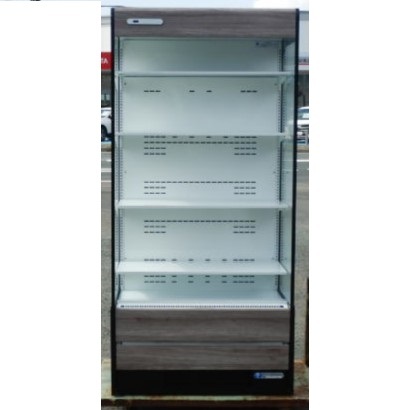 (西濃営業所止)2018年製 フクシマ MEU-32GKTA5L 多段 オープン 冷蔵 ショーケース W900D600H1900mm 362L 180kg 3相200V LED 3~20度拍卖