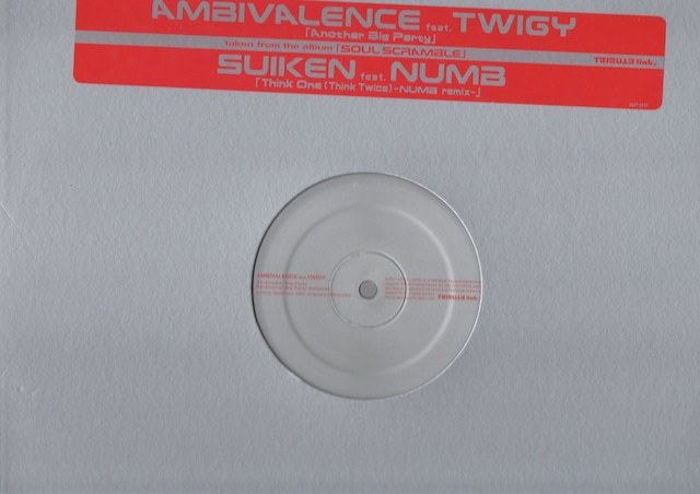 【廃盤12inch】AMBIVALENCE Feat.TWIGY / Another Big Party拍卖