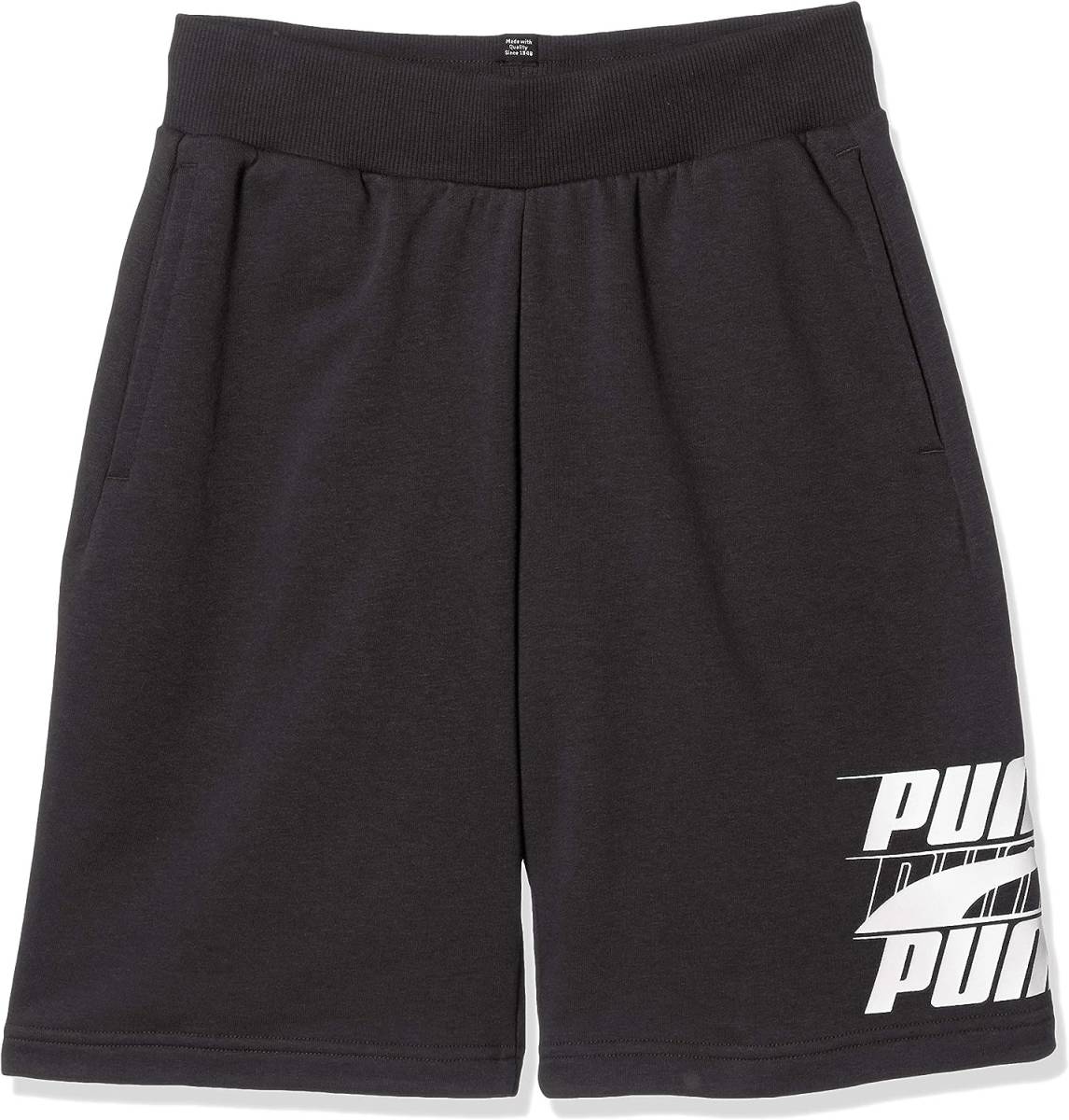【KCM】Z-puma-553-150★展示品★【PUMA/プーマ】ジュニア REBEL ホールド ショーツ スウェット ハーフパンツ 843983-01 ブラック 150 拍卖