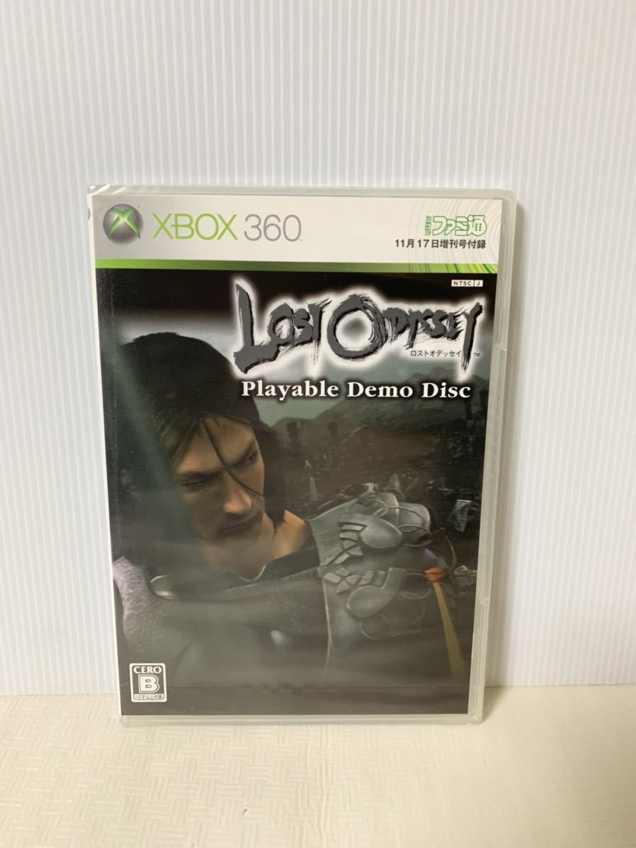 未開封 XBOX360 ファミ通 11月17日増刊号付録 LOST オデッセイ デモディスクLost Odayssey Playable Demo Disc/体験版/非売品/保管の擦れ等拍卖