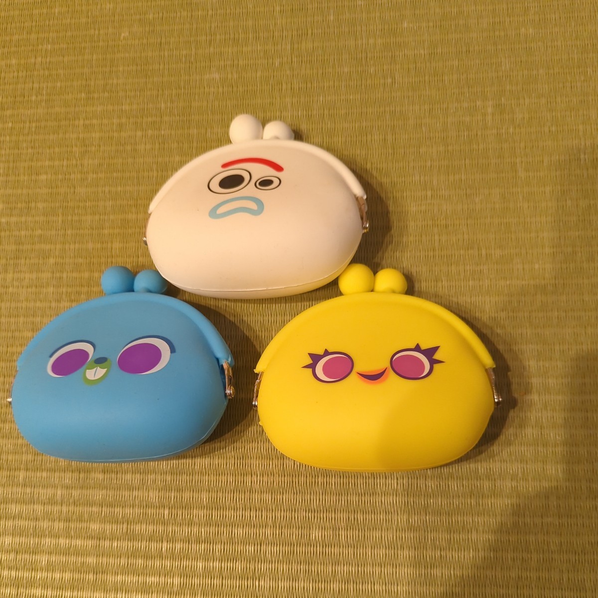 トイ・ストーリー4★シリコン がま口財布 3種セット フォーキー ダッキー&バニー拍卖