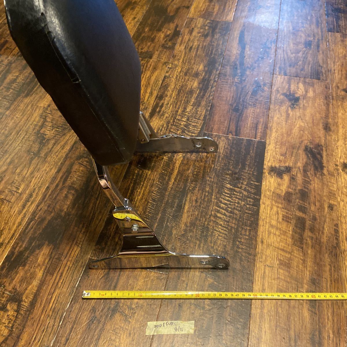 ハーレー2001年FLSTCソフテイル にて使用!タンデムバックレスト拍卖